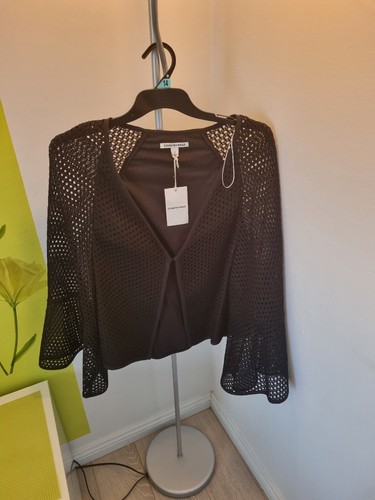 Country Road Cape Lace Jacket Women Size 12 Black New With Tags Fashion