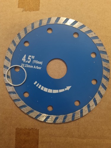 5 X Grinder Diamond Blade cut tile concrete Marble 115mm 4.5" 21mm To 22mm Bore