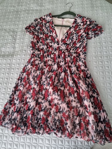 la maison talulah Dress womens red black pink short fit flare new wonderful AU