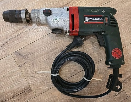Metabo Hammer Drill 750w 2 Speed 751 16mm R+L Germany Keyless Chuck Corded Used