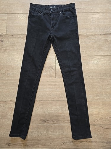 Jay Jays Jeans Womens Size 26 Skinny Black Dark Grey Stretchy Waist 13 Fashion