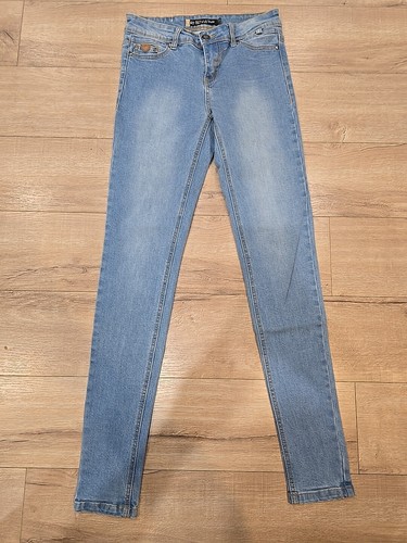 Refuge Denim Jeans Womens Size 9 Light Blue Denim Washed Skinny Stretch W14