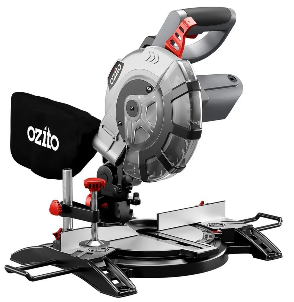 Drop Saw Compound Mitre Saw Power Saw Tool Corded 210mm 1600W Bevel Angle Cuts