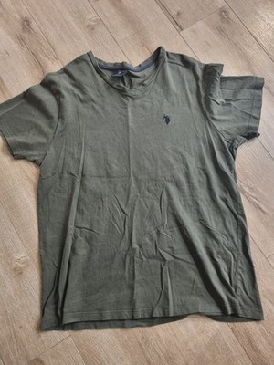 Mens Tshirt Size L U.S POLO ASSN Preowned Khaki Colour Fashion