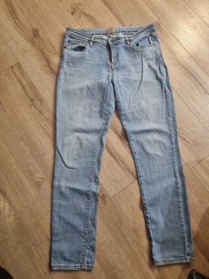 Ladies Guess Jeans Strqight Leg Power Curvy Mid Cut Size 32 Preowned Fashion