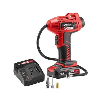 Ozito PXC 18V Cordless High Pressure Air Inflator Kit Workshop Tool