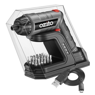 Ozito 3.6V Cordless Screwdriver with USB Charging Base SDL-5000 Car Charger