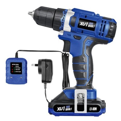 XU1 Blue 18Volt Cordless Drill Driver XLDDK-180 - Kit Workshop Tool
