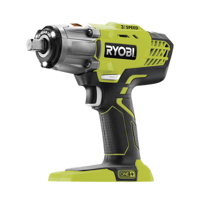 Ryobi 18V ONE+ 3-Speed Impact Wrench R18IW-0 - Skin Only Workshop Tool