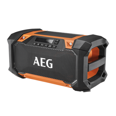 AEG 18V/240V Dual Speaker Hybrid Radio Car Audio Workshop Tool