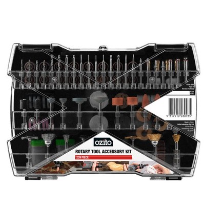 Ozito 239 Piece Rotary Tool Accessory Kit Workshop Tool