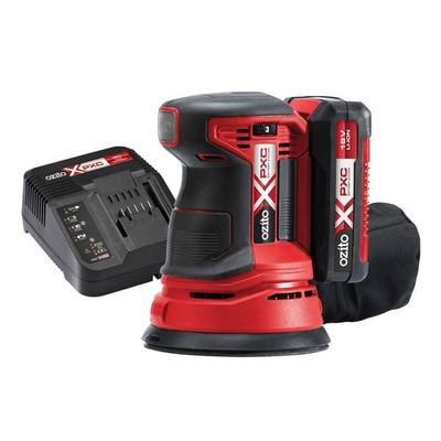 Ozito PXC 18V Random Orbital Sander Kit PROK-200 Door Hardware