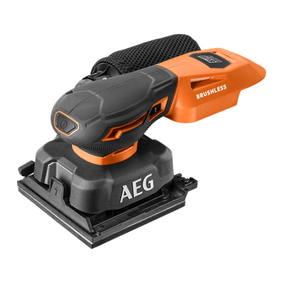 AEG 18V Sub Compact ¼ Sheet Sander - Skin Only Workshop Tool