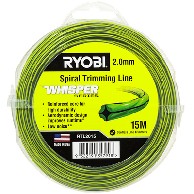 Ryobi 2mm x 15m Whisper Series Trimming Line Door Hardware