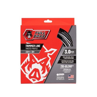 Full Boar 3.0mm x 32m Twisted Profile Trimmer Line FBTLT-3032 Door Hardware
