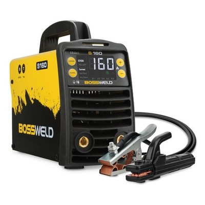Bossweld 160 AMP S160 Stick Arc Inverter Welder Workshop Tool