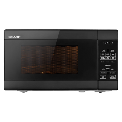Sharp 20L Black Compact Microwave Home Fixture