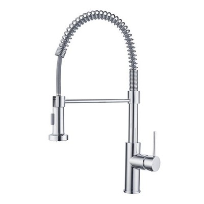 Mondella 35mm Chrome Resonance Dual Function Coil Pull Down Sink Mixer - Chrome