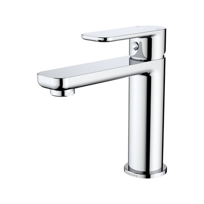 Caroma Chrome Lead Free Luna Basin Mixer Auto