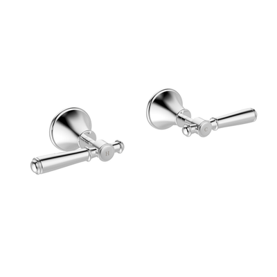 Mondella Chrome Maestro Wall Top Assembly Tap Set - Chrome Plumbing