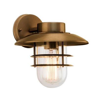 Verve Design Antique Bronze Nautical Wall Light Garden