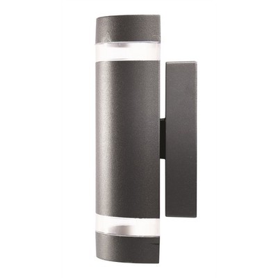 Brilliant 35W Charcoal Kimberley Curved Wall Light Home