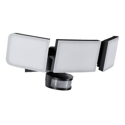Brilliant 45W Black Fortress Triple Security Light Home