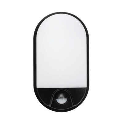 Brilliant Lighting 10W Barnet Slimline Oval Bunker Security Sensor Light Auto