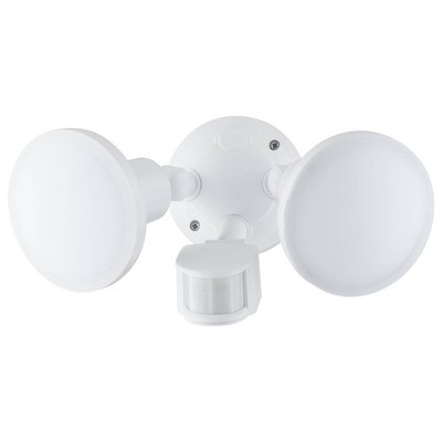 Arlec 20W LED Twin Security Floodlight With Movement Activation Light