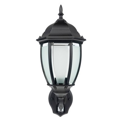 Brilliant 60W Black Matt Cambridge Coach Light With Sensor Auto Sensor Auto Part