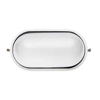Brilliant 9W White Davis Oval Led Bunker Light Door Hardware