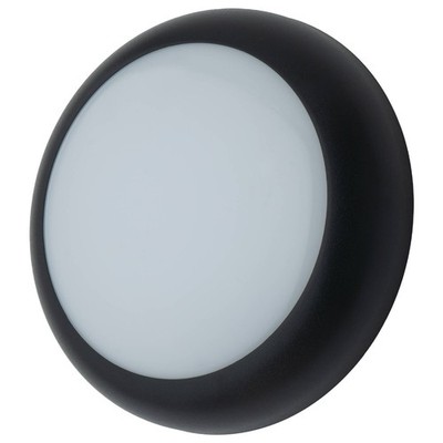 Arlec 14W Black CCT LED Dorset Round Bunker Light Home