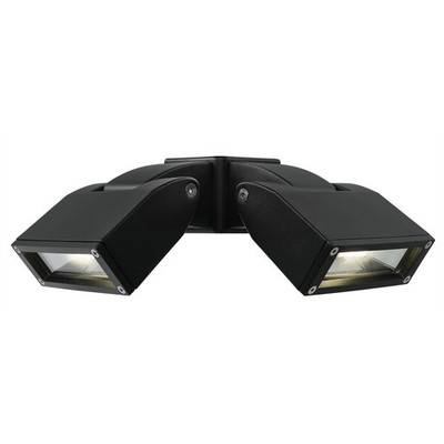 Brilliant 24W Black Nighthawk LED Twin Flood Light Home