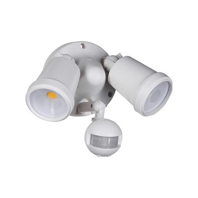 Brilliant White Raptor III LED DIY Twin Security Light with Sensor Auto Sensor