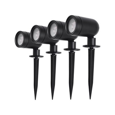 Brilliant Black Smart Fuchsia RGBW Garden Light Kit - 4 pieces Outdoor