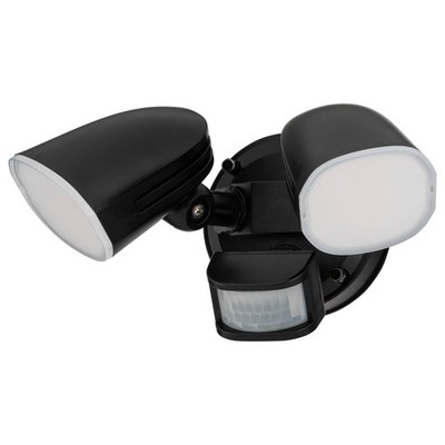 Arlec DIY Twinhead Tricolour LED Security Sensor Floodlight Auto Sensor