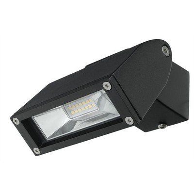 Brilliant 12W Black LED Nighthawk Flood Light Garden