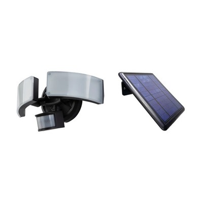 Solar Magic 1500lm 2 Head Solar Security Light Garden