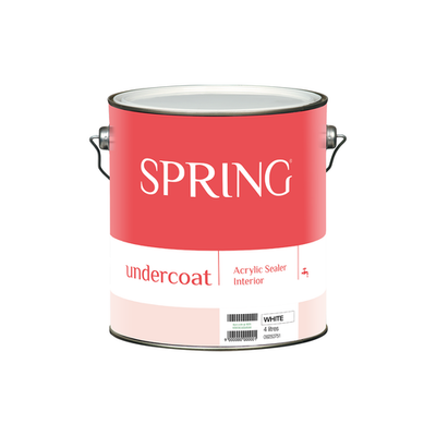 Spring 4L White Undercoat Paint - 4L Car Interior