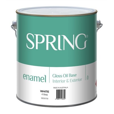 Spring 4L Gloss White Enamel Paint Car Interior