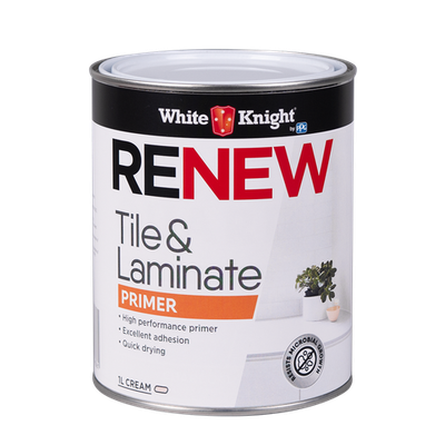 White Knight 1L Renew Tile And Laminate Primer Paint Car Interior