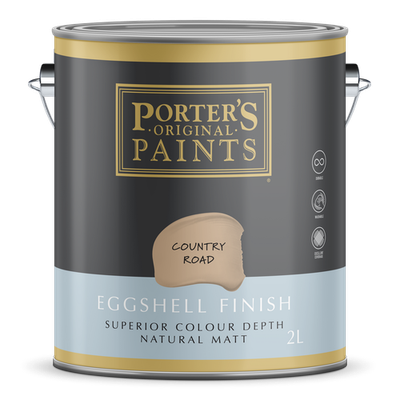 PAINT BROADWALL PORTERS 2L EGGSHELL COUNTRY ROAD Car Interior