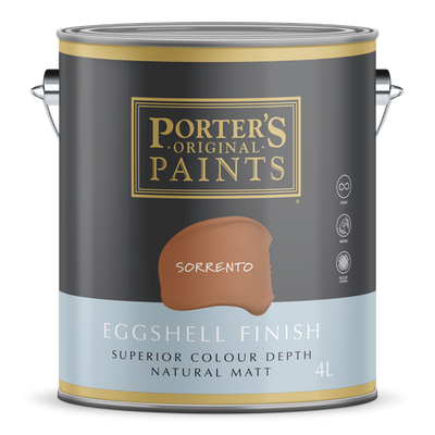 PAINT BROADWALL PORTERS 4L EGGSHELL SORRENTO - 4L Car Interior