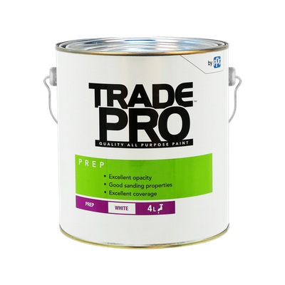 Trade Pro 4L White Flat Interior Prep - 4L Car Interior