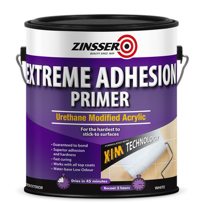 Zinsser Extreme Adhesion Primer White 3.78L Car Interior