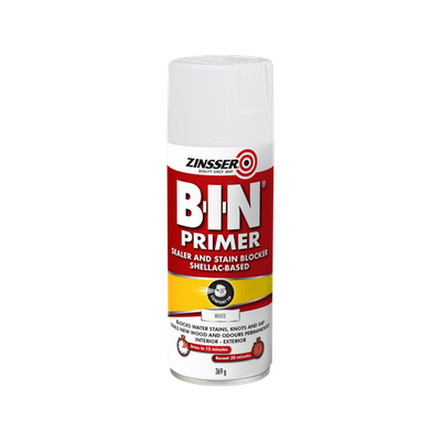 Zinsser 369g B-I-N Primer Sealer Stain Blocker Aerosol Car Interior