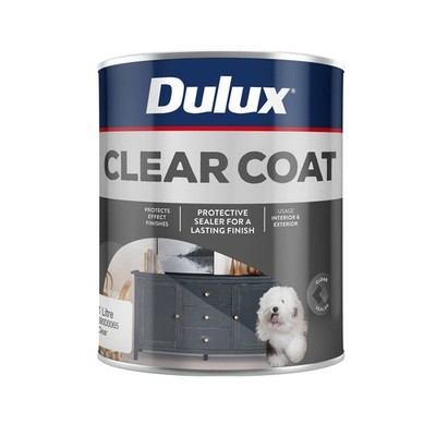 Dulux 1L Design Clear Top Coat Car Interior Auto
