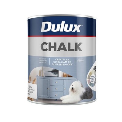 Dulux 1L Design Chalk Effect Paint - 1L Car Interior Auto