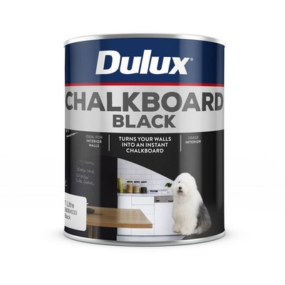 Dulux 1L Black Design Effects Chalkboard Paint Car Interior Auto