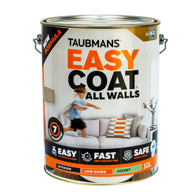 Taubmans 10L Accent Low Sheen Easycoat All Walls Interior Paint Car Interior